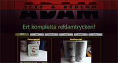 Desktop Screenshot of adamtext.se